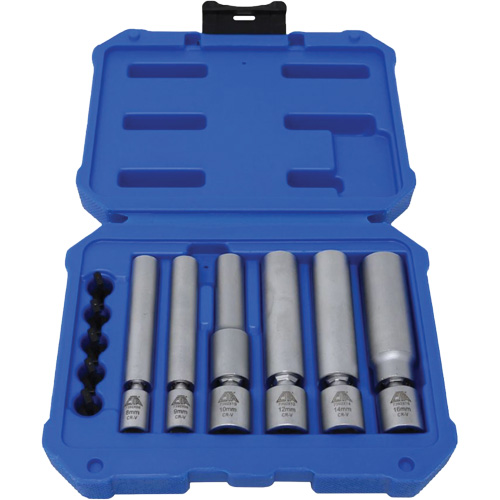6-Piece Spark Plug & Glow Plug Socket Set Distribution Élite MP