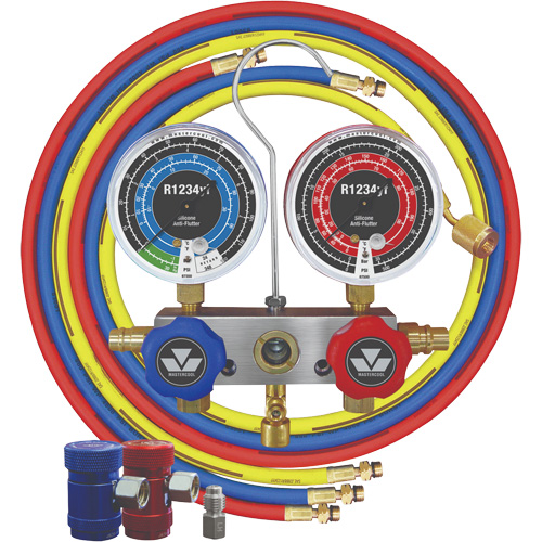 Ensemble de manom&egrave;tres &agrave; piston &agrave; 2 voies R1234Yf Distribution Élite MP