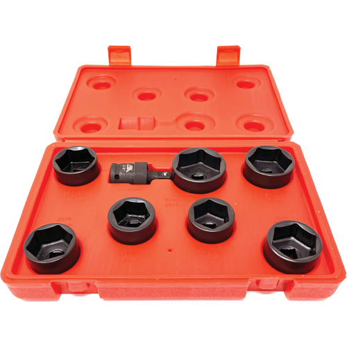 8 Pc. Extra-Low-Profile Oil Filter Socket Set Distribution Élite MP