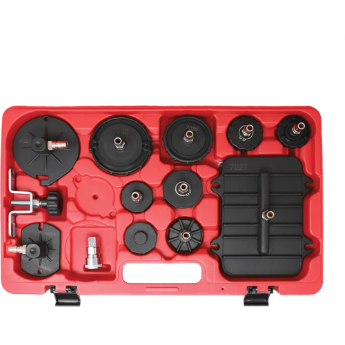 Trousse maître de purgeur de freins sous pression avec adaptateurs Distribution Élite MP