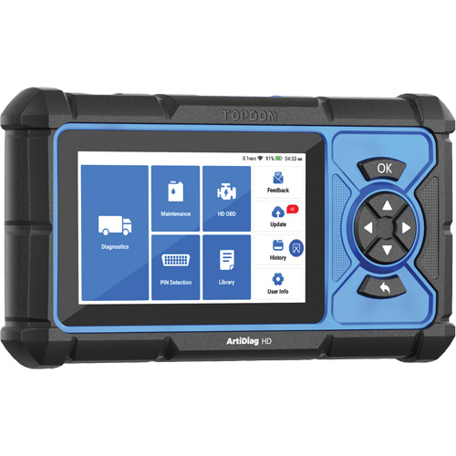 Outil de diagnostic robuste 5" ArtiDiag HD avec fonctions d'entretien Distribution Élite MP