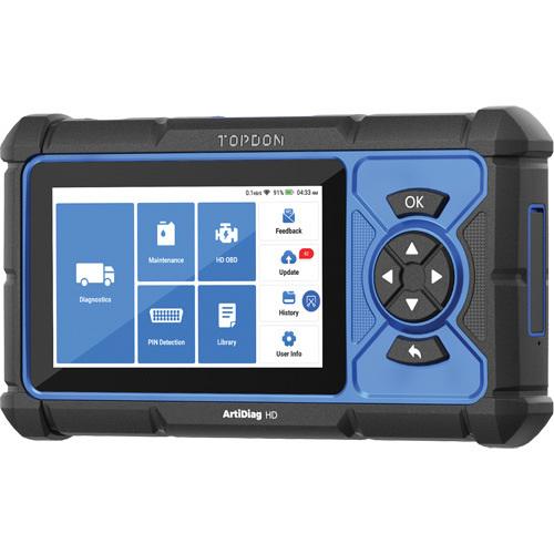 Outil de diagnostic robuste 5" ArtiDiag HD avec fonctions d'entretien Distribution Élite MP