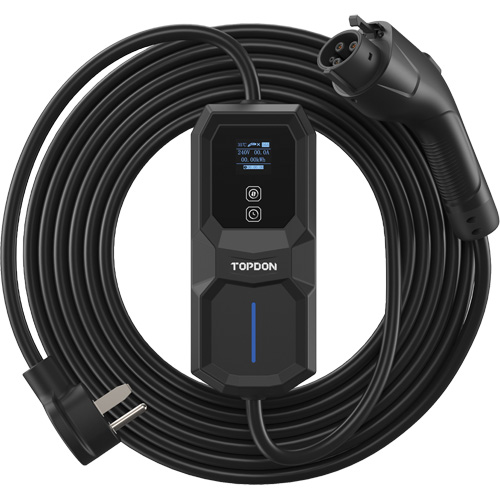 PulseQ AC Portable NEMA 6-50 Plug, 32 A, Level 2 AC, Type 1 (SAE J1772) Connector Distribution Élite MP
