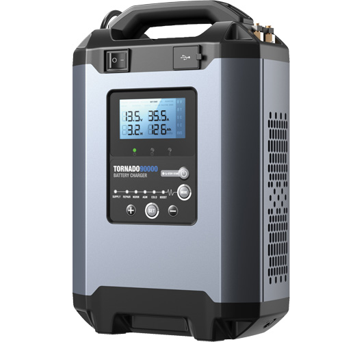 Alimentation stable 90 A et chargeur intelligent 12 V/24 V Tornado90000 Distribution Élite MP