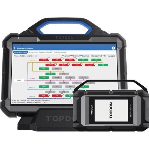 Outil de diagnostic de niveau OE Phoenix Max Basic de 13,3", station daccueil et programmation infonuagique Distribution Élite MP