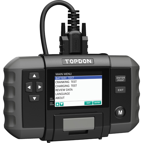 BT600 12V Battery & 12V/24V System Tester with Built-in Printer Distribution Élite MP