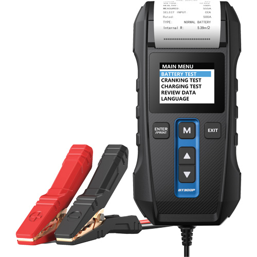 BT300P Battery, Charging & Cranking System Tester with Printer Distribution Élite MP