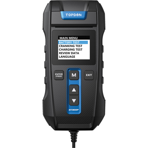 BT300P Battery, Charging & Cranking System Tester with Printer Distribution Élite MP