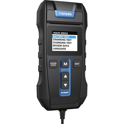 BT300P Battery, Charging & Cranking System Tester with Printer Distribution Élite MP