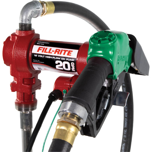 12V Fuel Transfer Pump with Nozzle Distribution Élite MP