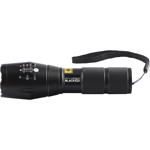 Lampe UV rechargeable pour la d&eacute;tection des fuites UView Phazer BLACK 395 Distribution Élite MP