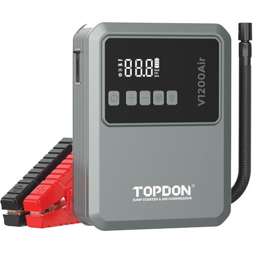 V1200Air 2-in-1 1200 Peak Amp Jump Starter & Tire Inflator Distribution Élite MP