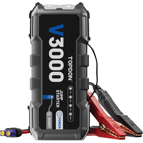 Survolteur, banque d'alimentation et lampe de poche V3000 Distribution Élite MP