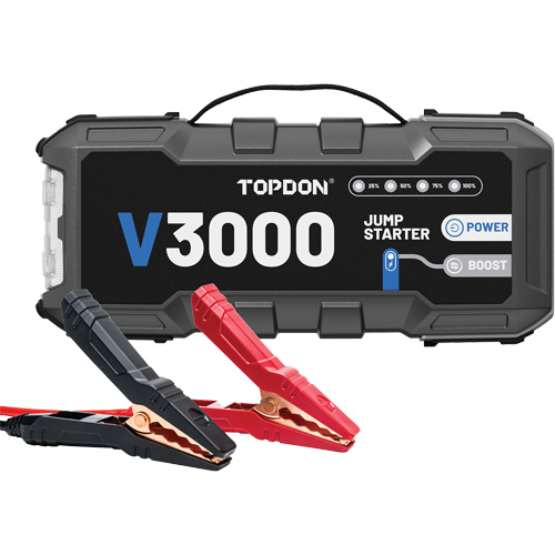 Survolteur, banque d'alimentation et lampe de poche V3000 Distribution Élite MP