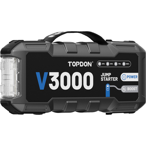 Survolteur, banque d'alimentation et lampe de poche V3000 Distribution Élite MP