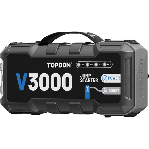Survolteur, banque d'alimentation et lampe de poche V3000 Distribution Élite MP