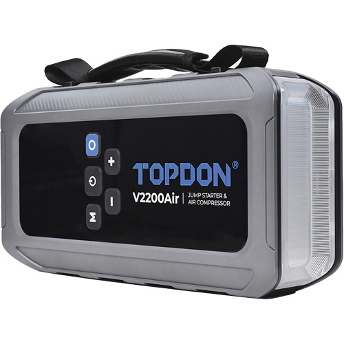 V2200Air 2-en-1: d&eacute;marreur de secours de 1200 A de pointe et gonfleur de pneus Distribution Élite MP