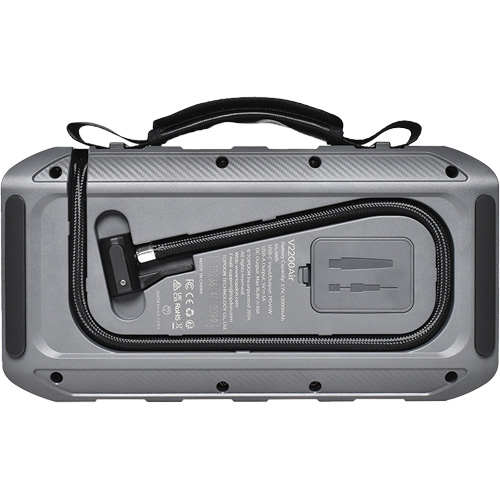 V2200Air 2-en-1: d&eacute;marreur de secours de 1200 A de pointe et gonfleur de pneus Distribution Élite MP