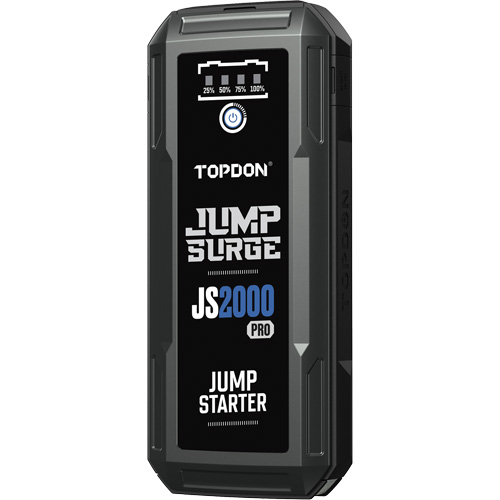 D&eacute;marreur de secours, banque d'alimentation et lampe de poche JumpSurge2000Pro &agrave; 2500 A de pointe Distribution Élite MP