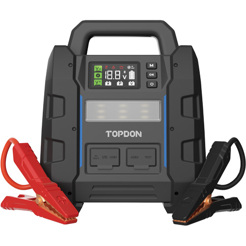 V4500 2-en-1: d&eacute;marreur de secours de 4500 A de pointe, batterie & testeur de syst&egrave;me Distribution Élite MP