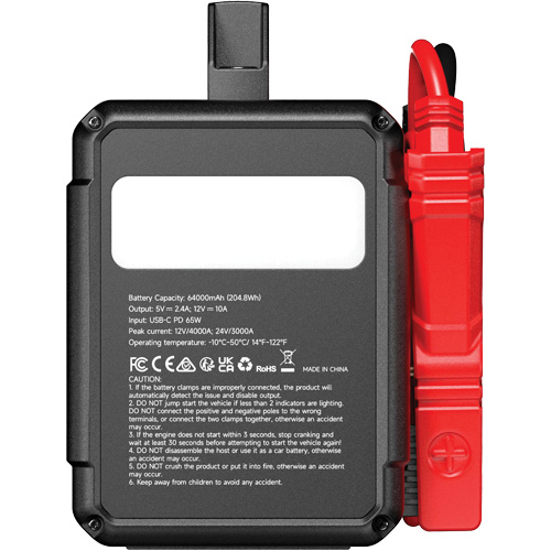 Survolteur V4000 HD 12 V/24 V 4000 A Distribution Élite MP