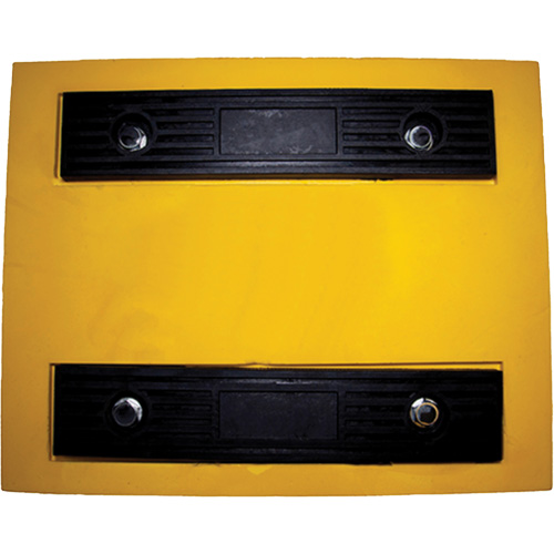 Wheel Chock, Polyurethane, Yellow, 15-1/4" W x 12-1/8" D x 10-3/4" H Distribution Élite MP