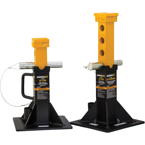 Heavy-Duty Jack Stand, Locking Pin, 22 Tons Capacity, 12-1/4" - 19-7/8" H Distribution Élite MP