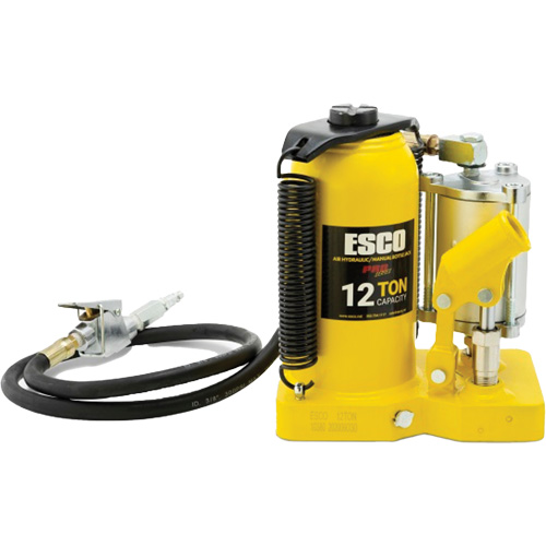 Cric-bouteille de s&eacute;rie Pro, 12 tonne(s), Air comprim&eacute;/hydraulique, 18-1/2" Hauteur &eacute;lev&eacute;e Distribution Élite MP