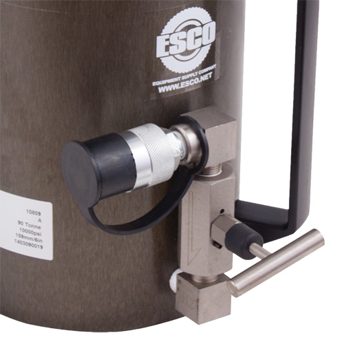 Cric de s&eacute;curit&eacute;, Col verrouillable, Capacit&eacute; de 100 tonnes, 13-37/100" - 19-3/5" h Distribution Élite MP