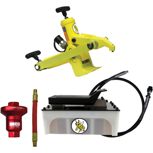 Ensemble de brise-talon de style combin&eacute; Yellow Jackit Distribution Élite MP