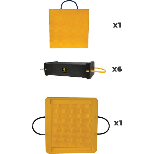 8-Piece CribLok Composite Cribbing System Kit Distribution Élite MP