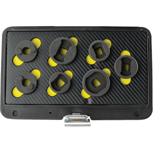 Threaded Leaf Spring Shackle Pin Remover & Installation Master Set, 7 Pieces, 1/2" Drive Size Distribution Élite MP