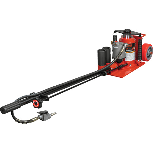 Cric au sol &agrave; faible hauteur, 20 tonne(s) Capacit&eacute;, 8-5/8 Abaiss&eacute;e, 22-3/4" &eacute;lev&eacute;e, Air comprim&eacute;/hydraulique Distribution Élite MP