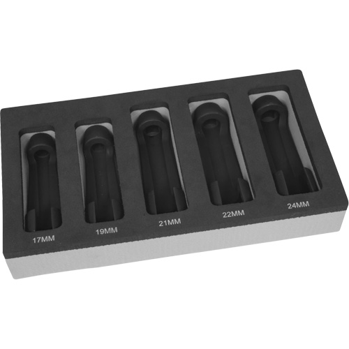 5-Piece Line Socket Set with Foam Tray Distribution Élite MP
