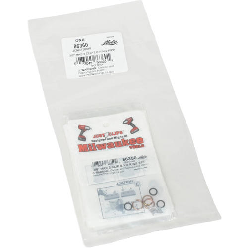 3/8" Clips & O-Rings Set for Milwaukee - Bulk Distribution Élite MP