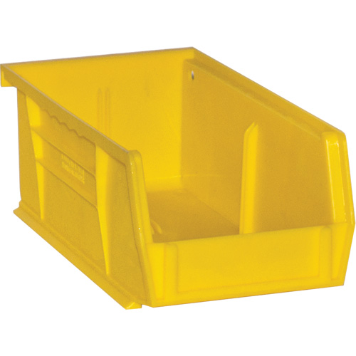 Hook-On Bins, 4" W x 3" H x 7" D, Yellow, 10 lbs. Capacity Distribution Élite MP