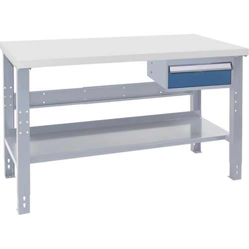 &eacute;tabli industriel, 72" la x 30" p x 34" h, Capacit&eacute; 1000 lb Distribution Élite MP