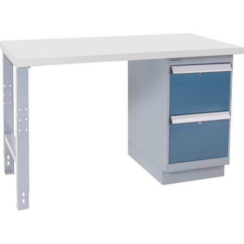 Industrial Duty Workbench, 30" W x 72" D x 34" H, 1000 lbs. Capacity Distribution Élite MP