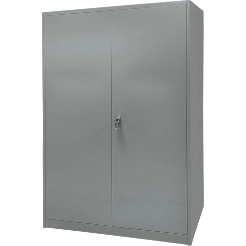 Storage Cabinet, Steel, 4 Shelves, 78" H x 48" W x 24" D, Grey Distribution Élite MP