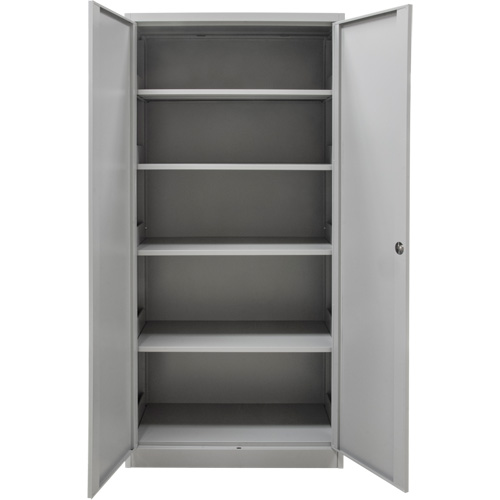 Armoires de rangement Hi-Boy, Acier, 4 Tablettes, 72" h x 36" la x 18" P, Gris Distribution Élite MP