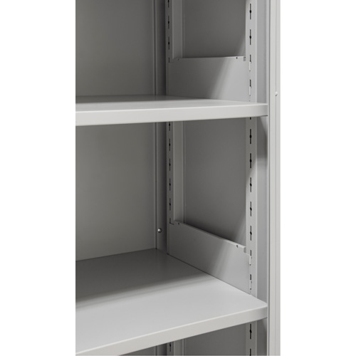 Armoires de rangement Hi-Boy, Acier, 4 Tablettes, 72" h x 36" la x 18" P, Gris Distribution Élite MP