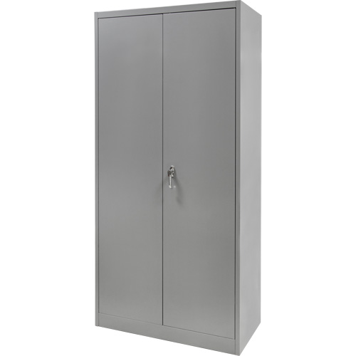 Armoire garde-robe, Acier, 36" la x 18" p x 72" h, Gris Distribution Élite MP