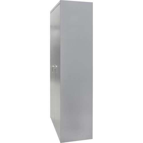 Armoire garde-robe, Acier, 36" la x 18" p x 72" h, Gris Distribution Élite MP