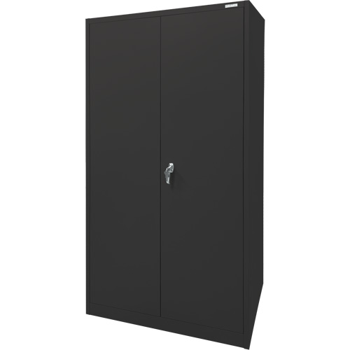 Storage Cabinet, Steel, 4 Shelves, 78" H x 36" W x 24" D, Black Distribution Élite MP