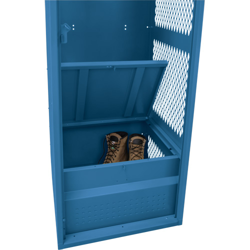Gear Locker, Steel, 24" W x 18" D x 72" H, Dark Blue Distribution Élite MP