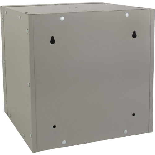 Stackable Cube Locker, 12" x 12" x 12", Steel, Grey, Knocked Down Distribution Élite MP