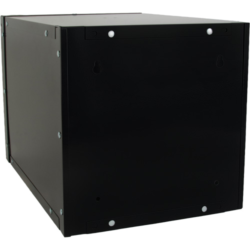 Stackable Cube Locker, 12" x 18" x 12", Steel, Black, Knocked Down Distribution Élite MP
