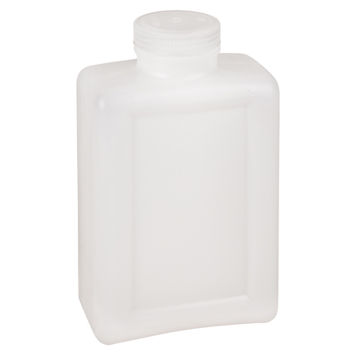 Easy-Grip Space-Saver Bottles, Rectangular, 64 oz., Plastic Distribution Élite MP