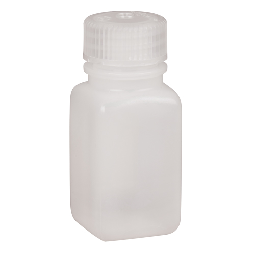 Easy-Grip Space-Saver Bottles, Square, 2 oz., Plastic Distribution Élite MP