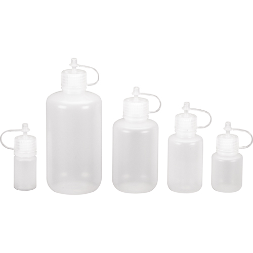 Bouteilles rondes &agrave; ouverture &eacute;troite, Ronde, 1/2 oz, Plastique Distribution Élite MP